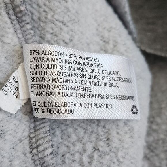 Wild Fable gray cropped hoodie with drawstring, M - Picture 8 of 9